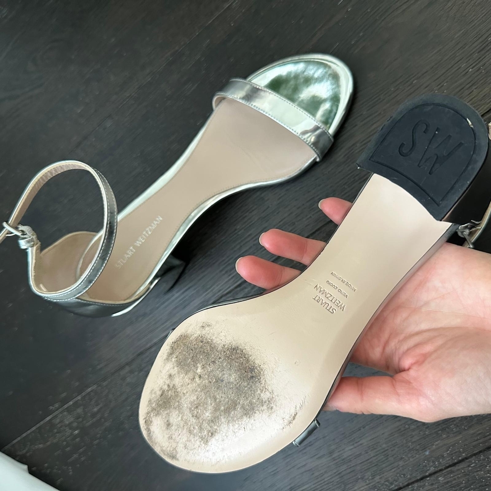Stuart Weitzman Women's Nudist Block 8 - Picture 5 of 5
